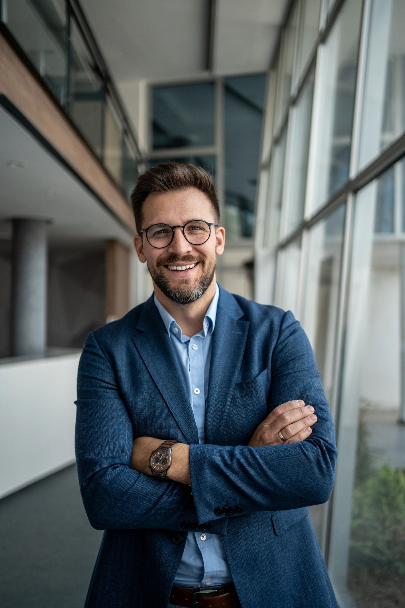 Professional business consultant portrait in a modern office