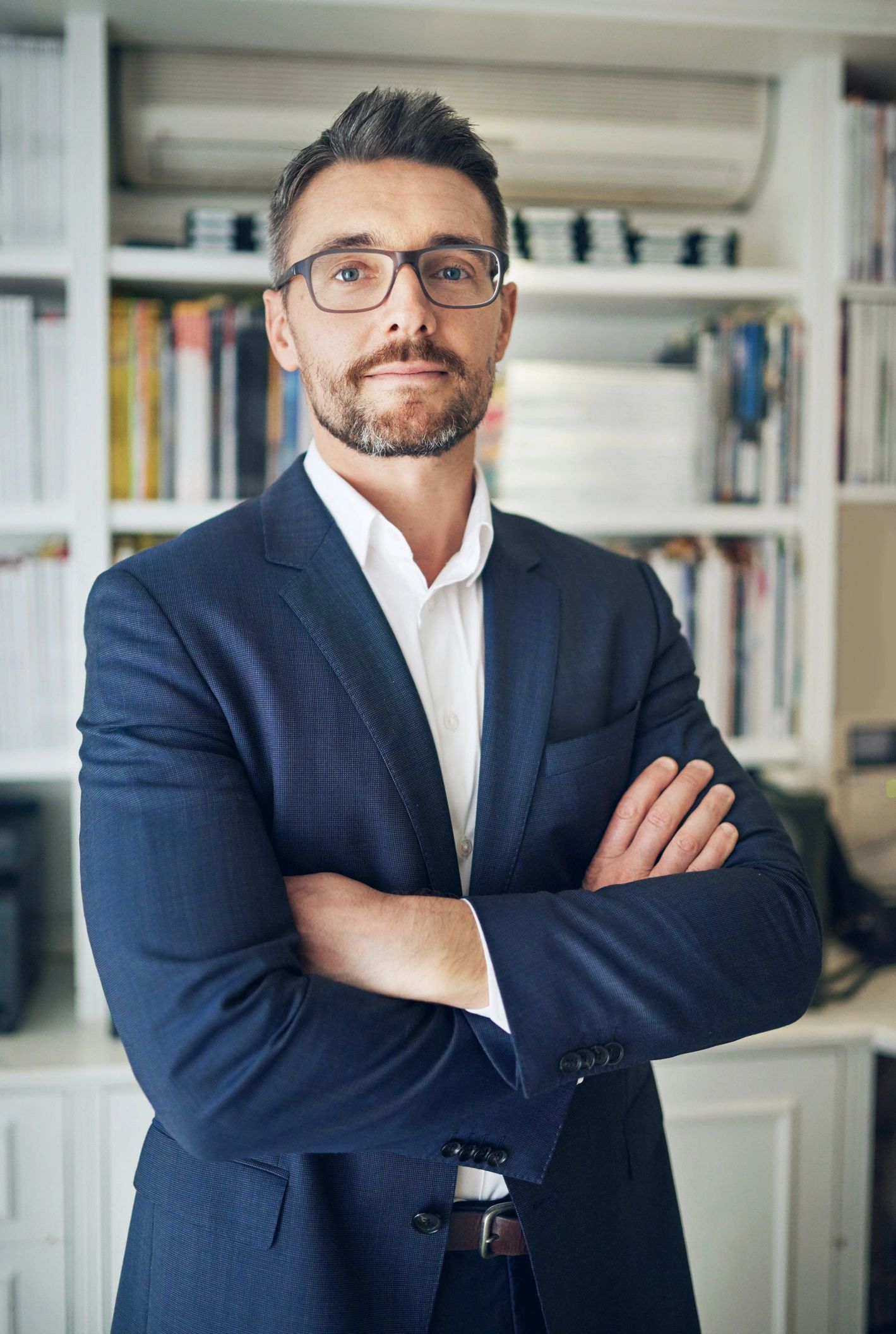 Professional consultant portrait used as credibility image